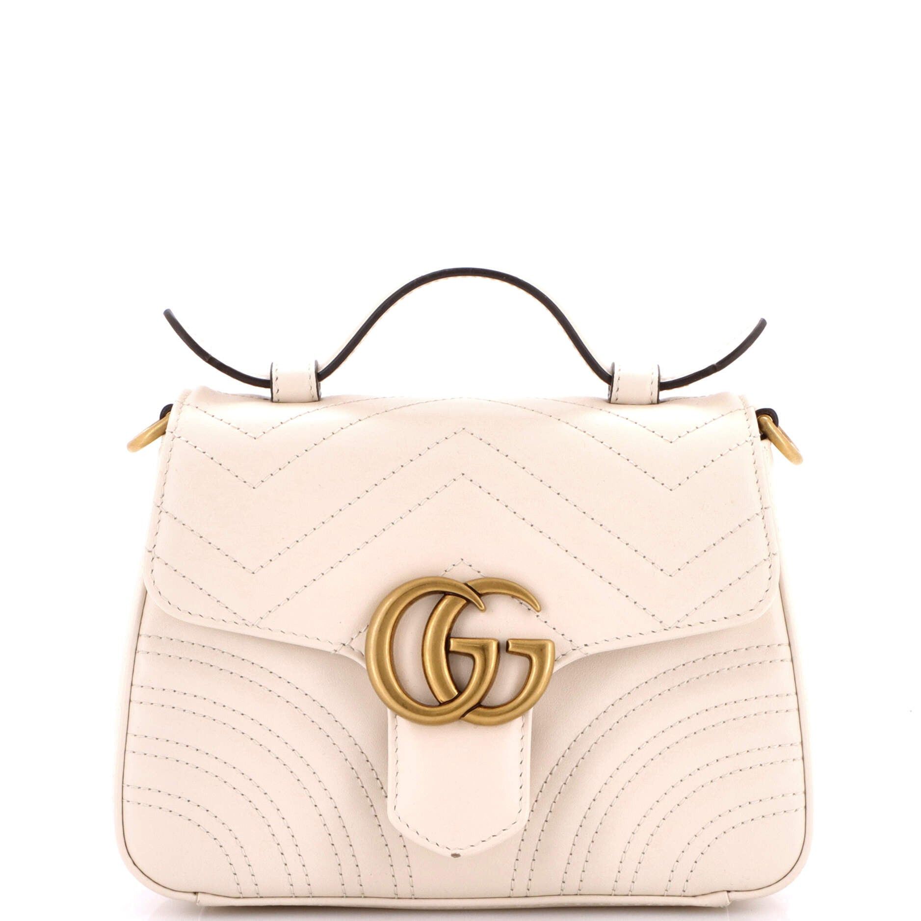 Gucci GG Marmont Top Handle Flap Bag Size ONE SIZE - 1 Thumbnail
