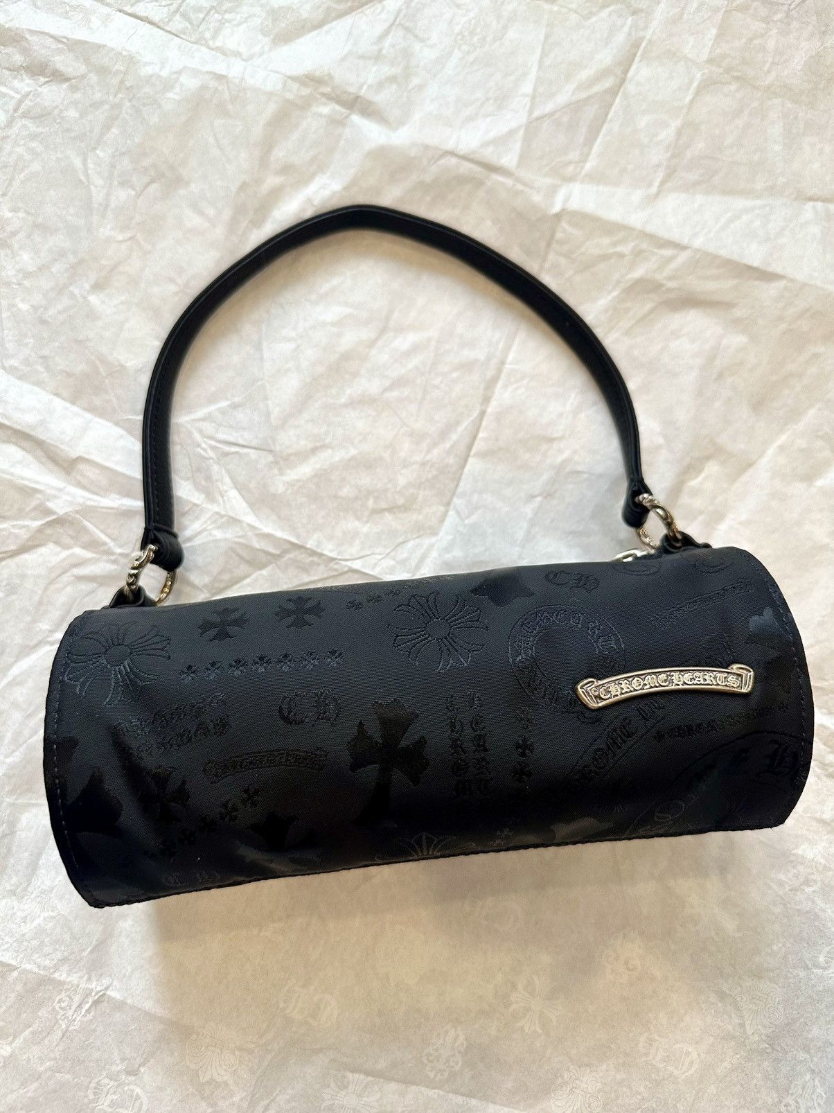 Chrome Hearts Chrome Hearts Nylon Tonal Monogram Cross Grinds Mini Handbag Size ONE SIZE - 1 Thumbnail