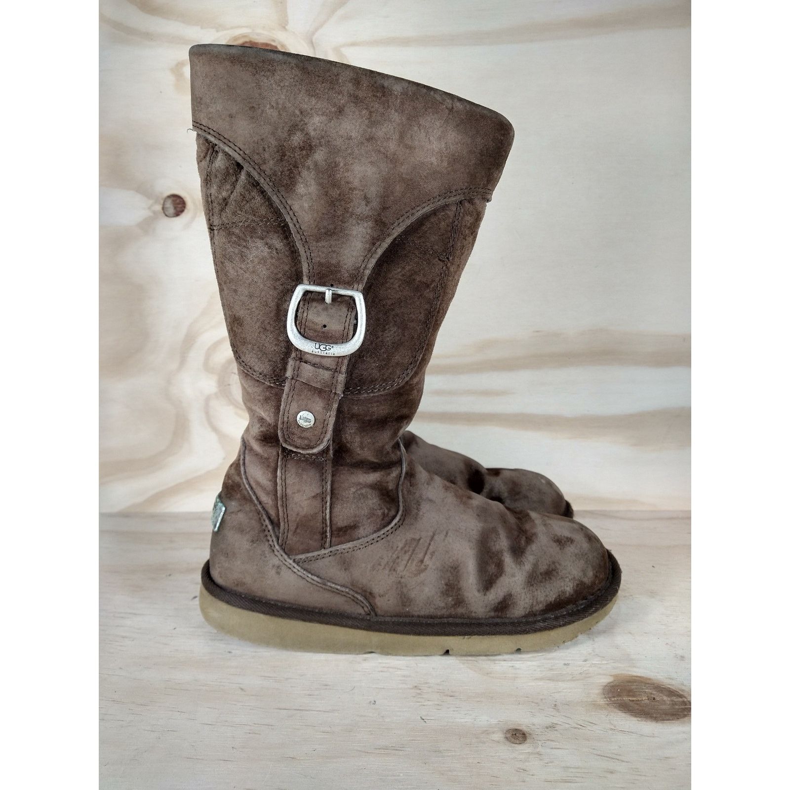 Ugg UGG Australia - Sheepskin - Winter Boots - Brown -Women's 9 Size US 9 / IT 39 - 1 Thumbnail