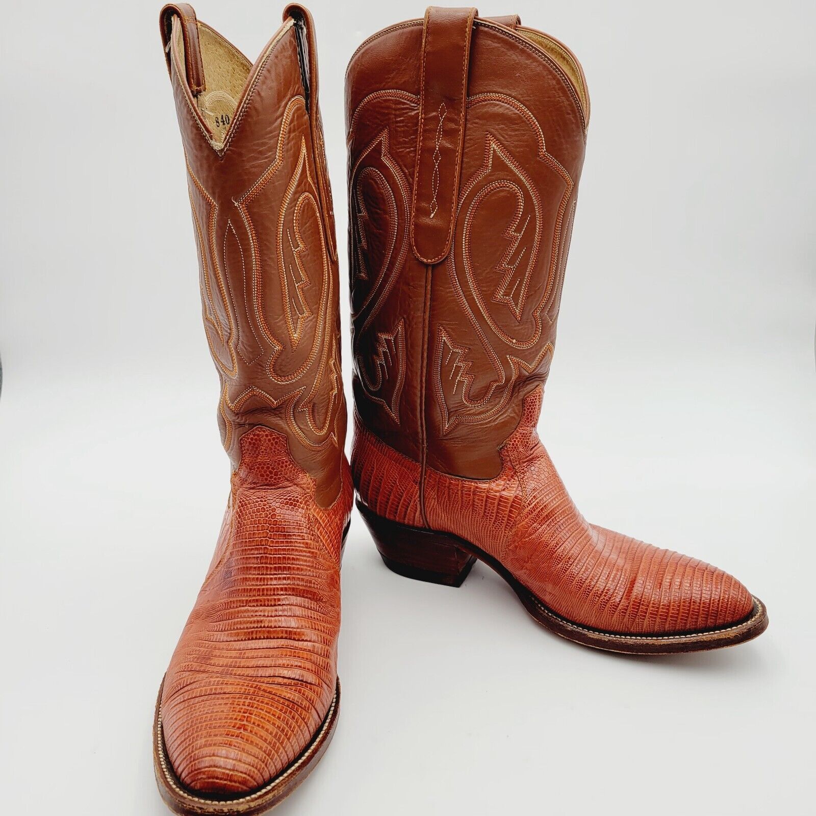 Vintage Cowtown Boots Lizard Cowboy Boots Sz 8 E Model 840 Exotic Size US 8 / EU 41 - 7 Thumbnail