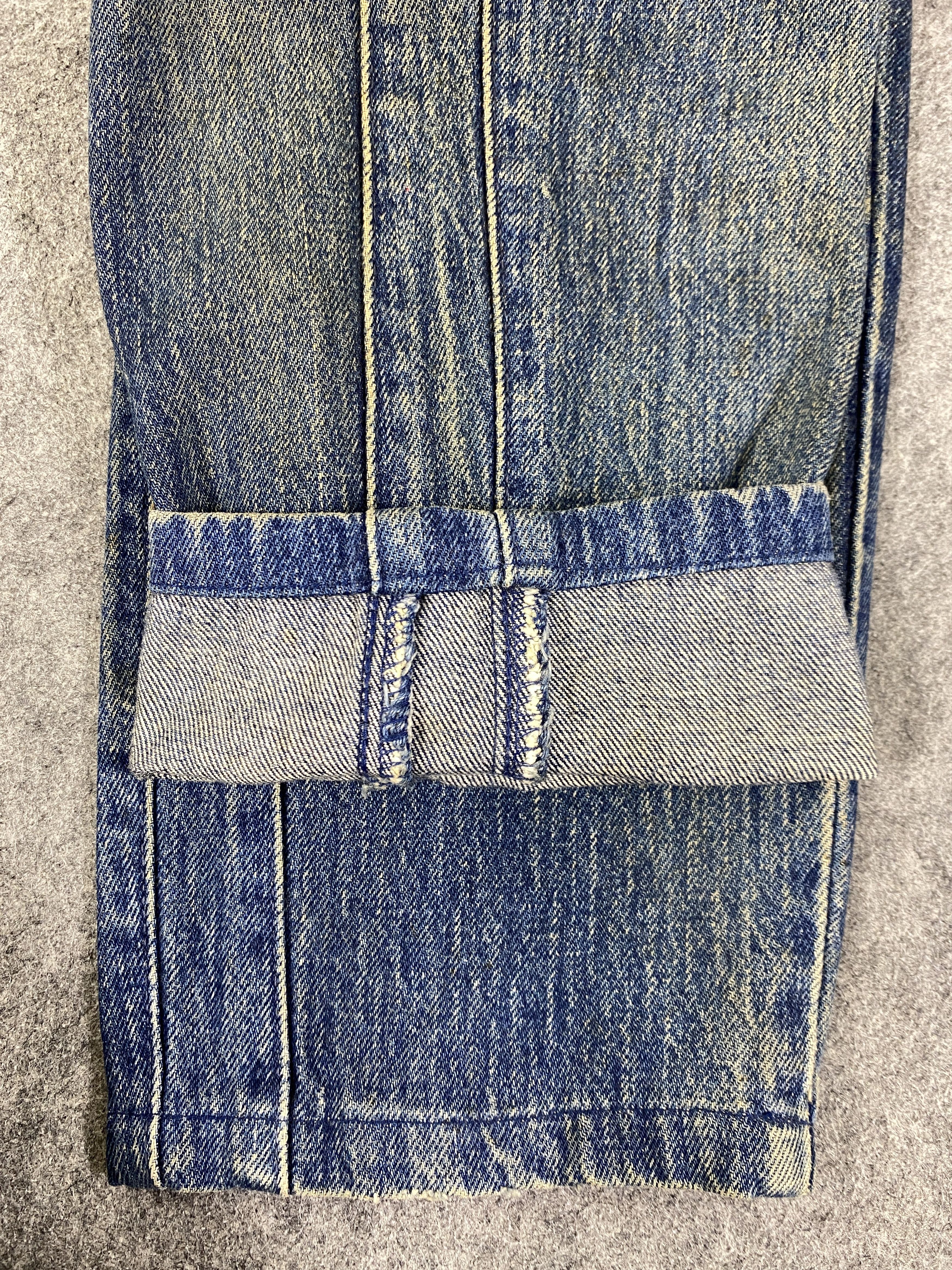 Japanese Brand Dirty Blue Vintage Edwin Jeans 29x27 Denim- JN3317 Size US 29 - 11 Thumbnail