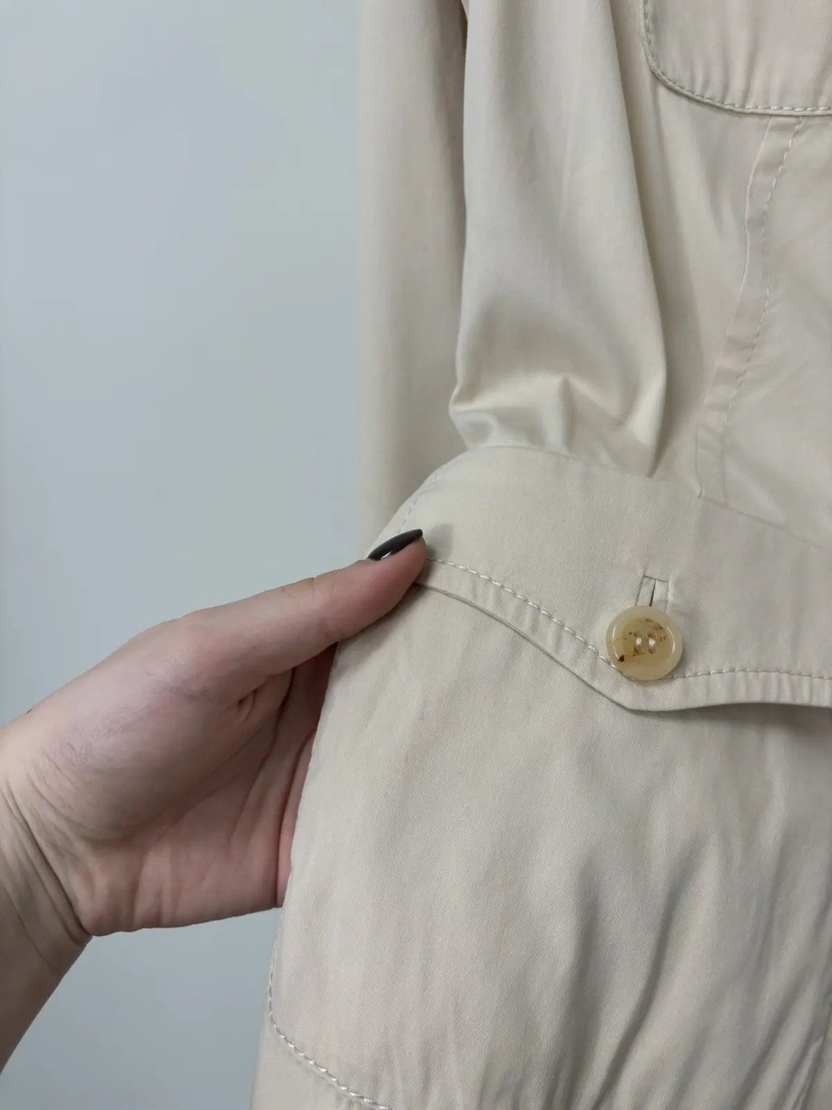 Prada Prada Women’s Rare Classic Luxury Cotton Nylon Jacket Size M / US 6-8 / IT 42-44 - 10 Thumbnail