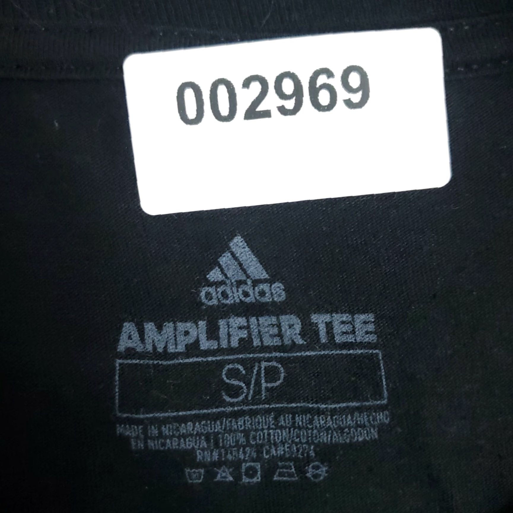 Adidas Adidas Paper Airplane Black Graphic Amplifier T-Shirt Adult Mens Size Small Shirt Black 90s Sports Crew Neck Short Sleeve Cotton Logo Size US S / EU 44-46 / 1 - 8 Thumbnail