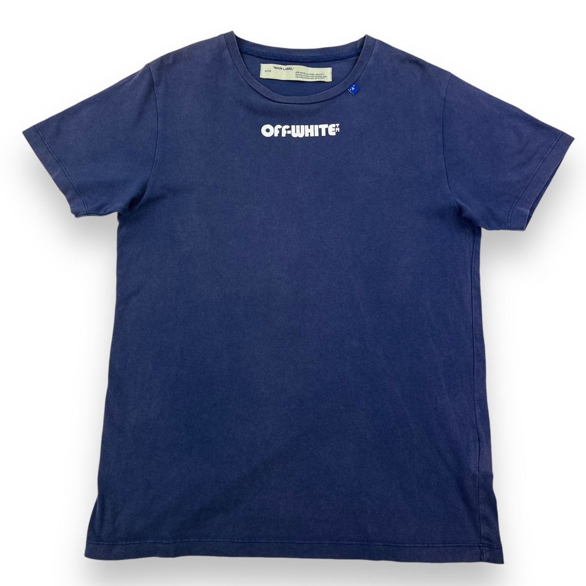 Off-White Off-White Skeletons T Shirt Blue Size US M / EU 48-50 / 2 - 2 Thumbnail