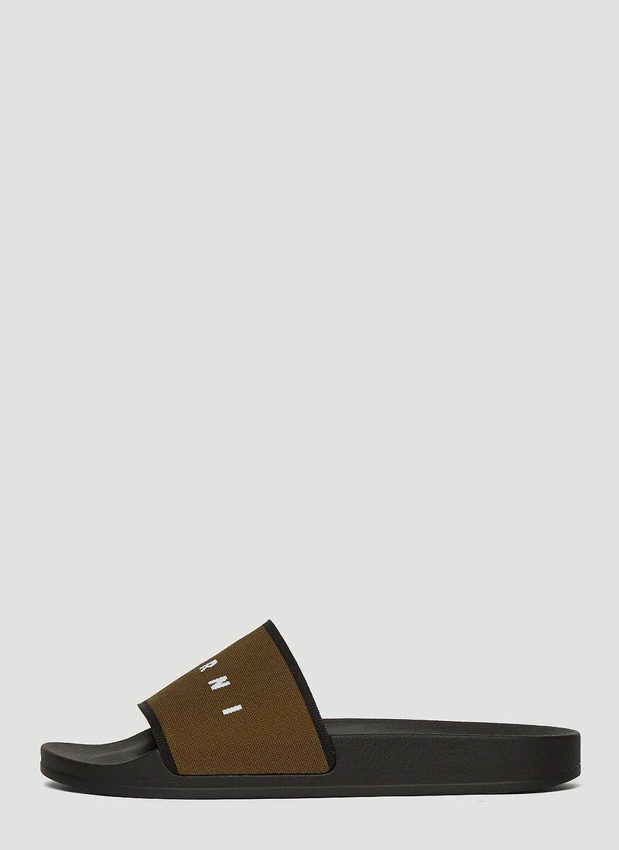 Marni o1srvl11e0724 Canvas Slide in Brown Size US 6 / EU 39 - 5 Thumbnail