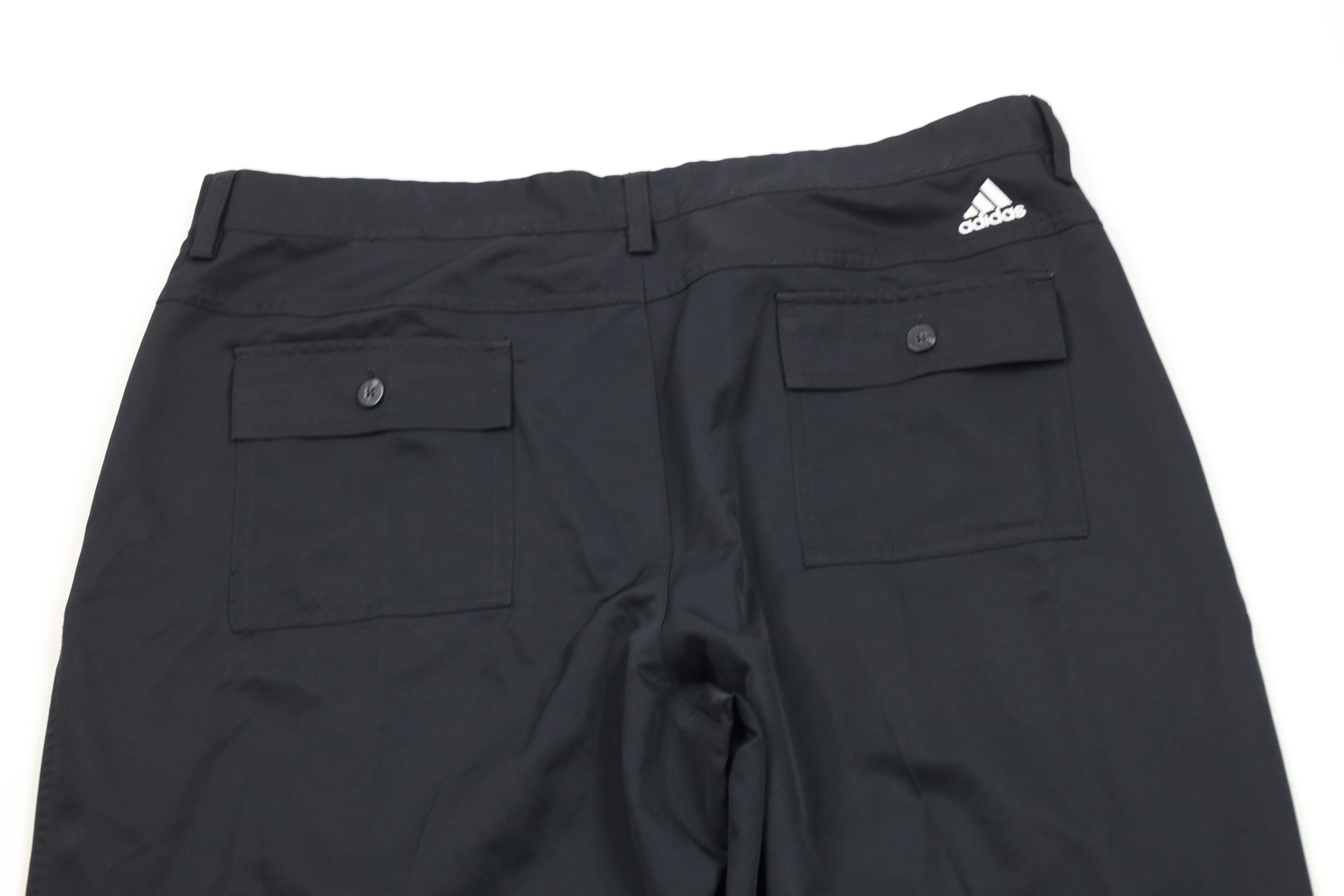 Adidas Vintage Y2K Adidas Golf Spell Out Wide Leg Chino Pants Black Size US 36 / EU 52 - 8 Thumbnail