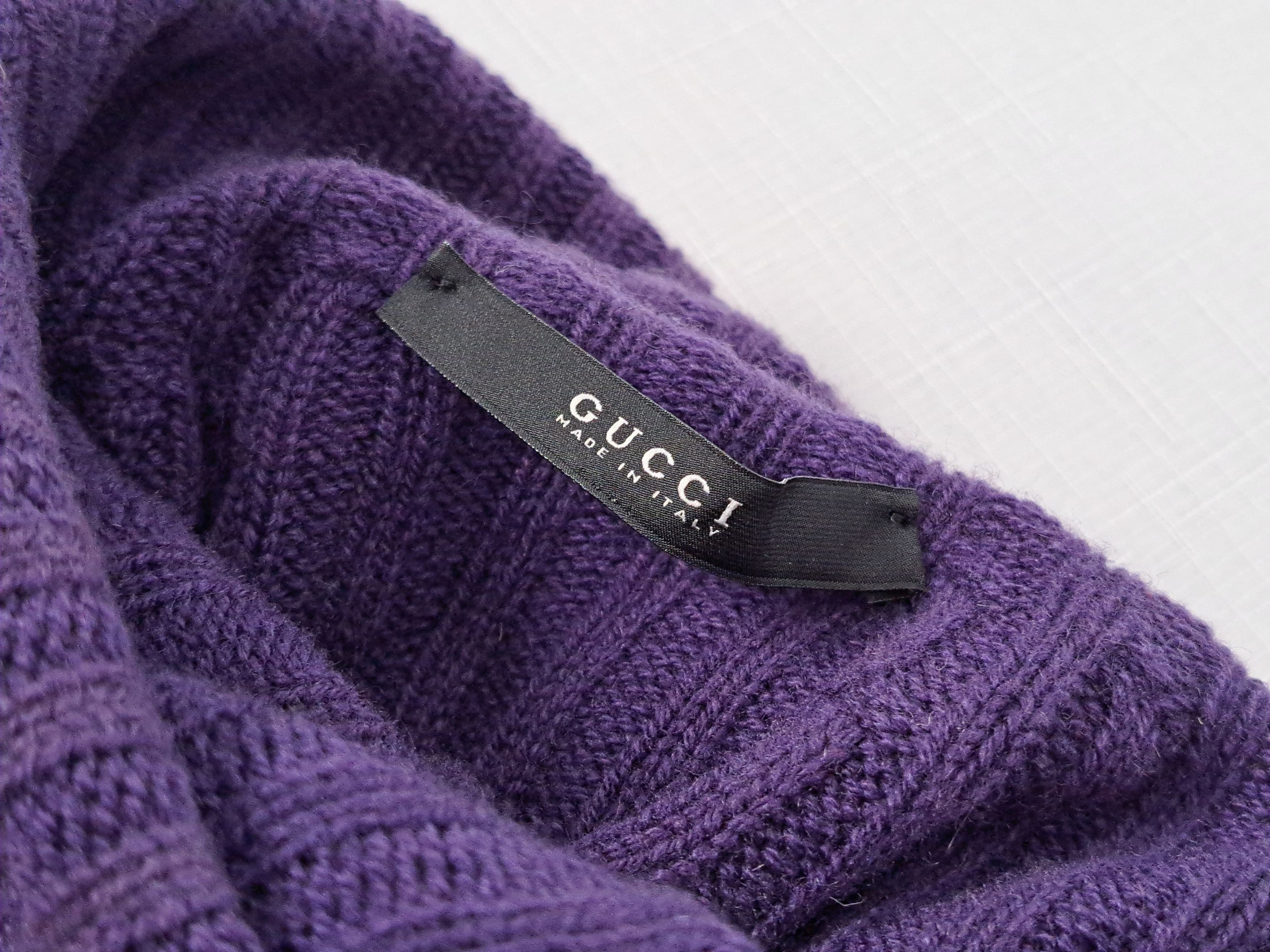 Gucci GUCCI aging effect cashmere turtleneck. Size S Size S / US 4 / IT 40 - 11 Thumbnail
