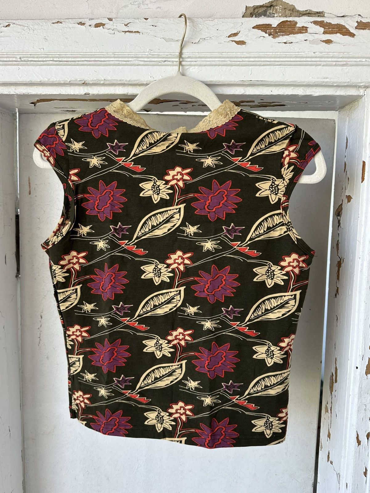 If Six Was Nine NEW Vintage Printed Top Size M / US 6-8 / IT 42-44 - 4 Thumbnail