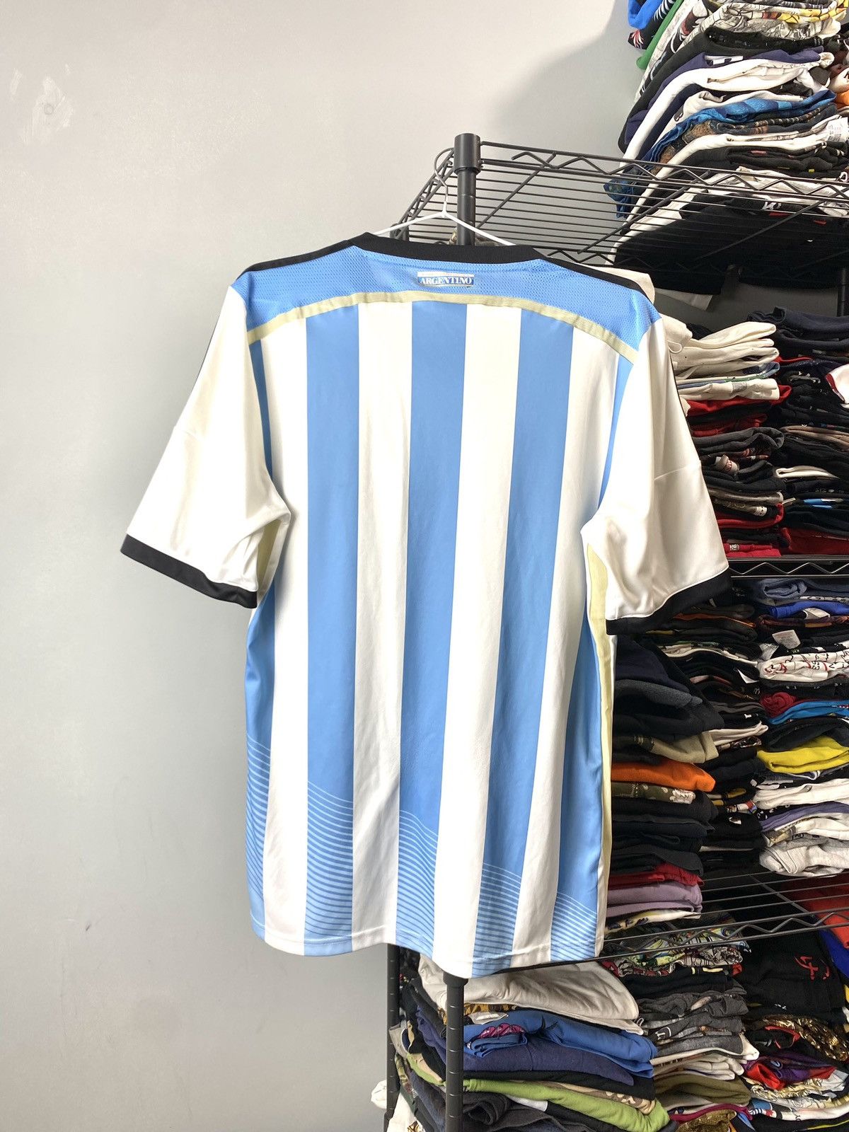 Adidas Vintage Adidas Argentina Soccer Jersey T Shirt Football Size US M / EU 48-50 / 2 - 7 Thumbnail