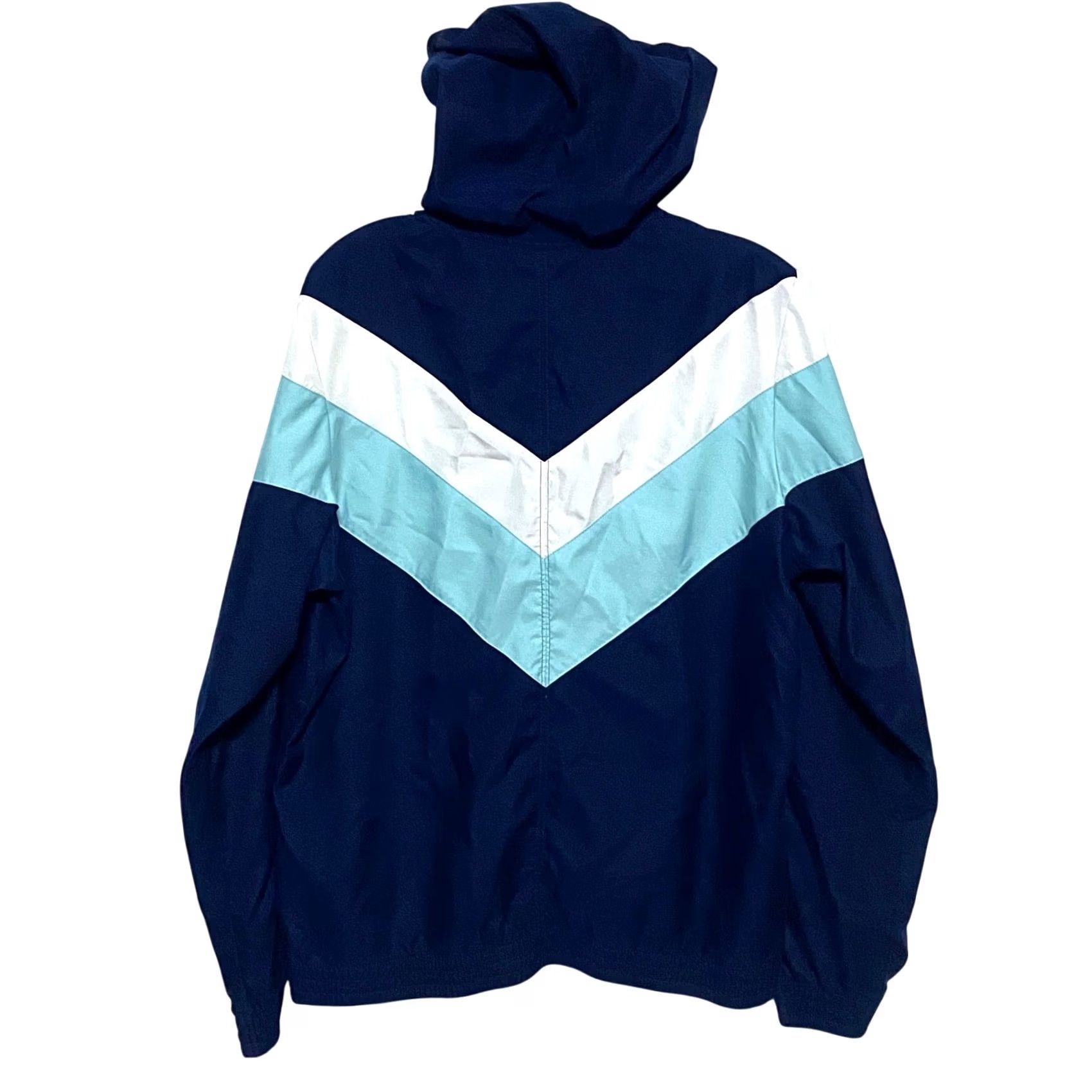 Adidas Adidas Windbreaker Jacket Womens L Zip Chevron Hooded Athleisure Sporty Comfort Jacket Size L / US 10 / IT 46 - 6 Thumbnail