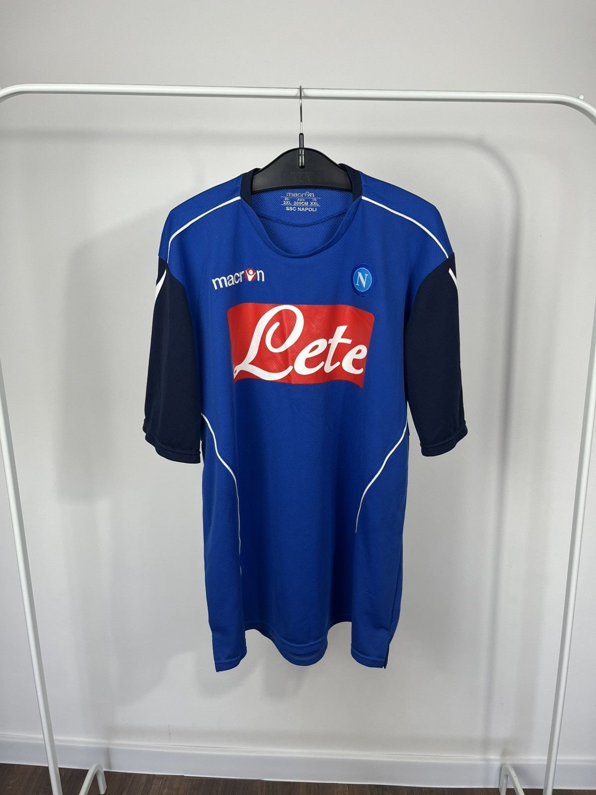 Macron Macron SSC Napoli Jersey Lete Sponsor Blue XXL Soccer Shirt Size US XXL / EU 58 / 5 - 1 Thumbnail
