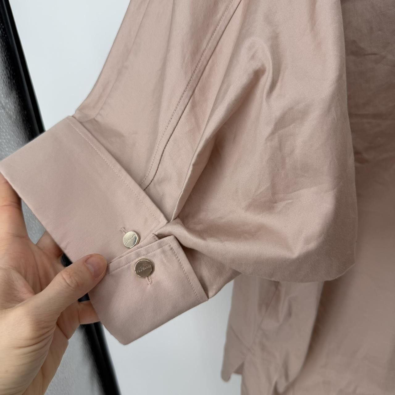 Ted Baker Ted Baker blush pink oversized shirt with collar and button Size M / US 6-8 / IT 42-44 - 8 Thumbnail