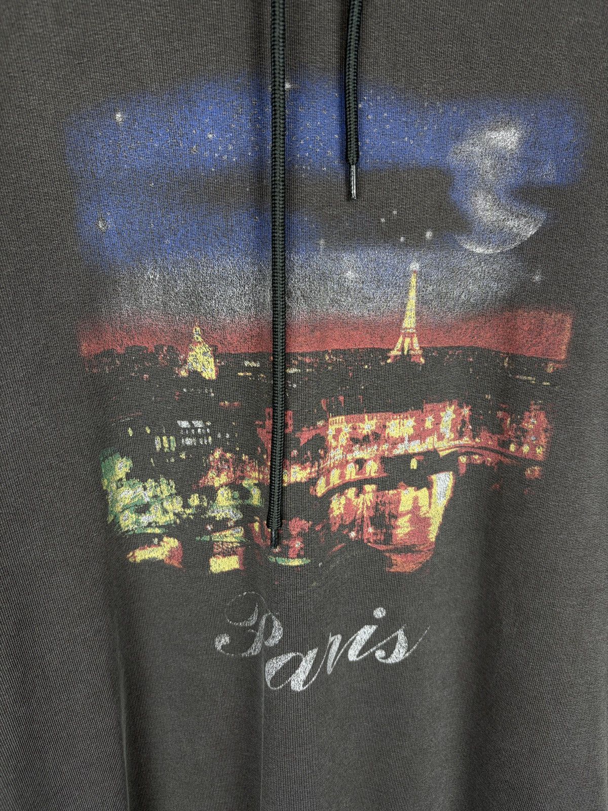 Balenciaga 2018 Balenciaga Paris Tourist Souvenir Hoodie Grey Size US S / EU 44-46 / 1 - 4 Thumbnail