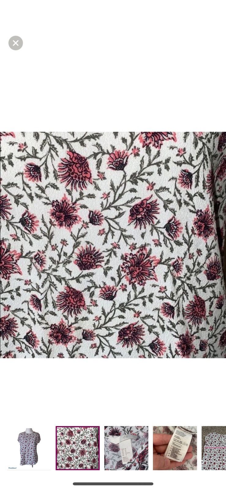 H&M H&M floral blouse size 10 Size L / US 10 / IT 46 - 6 Thumbnail