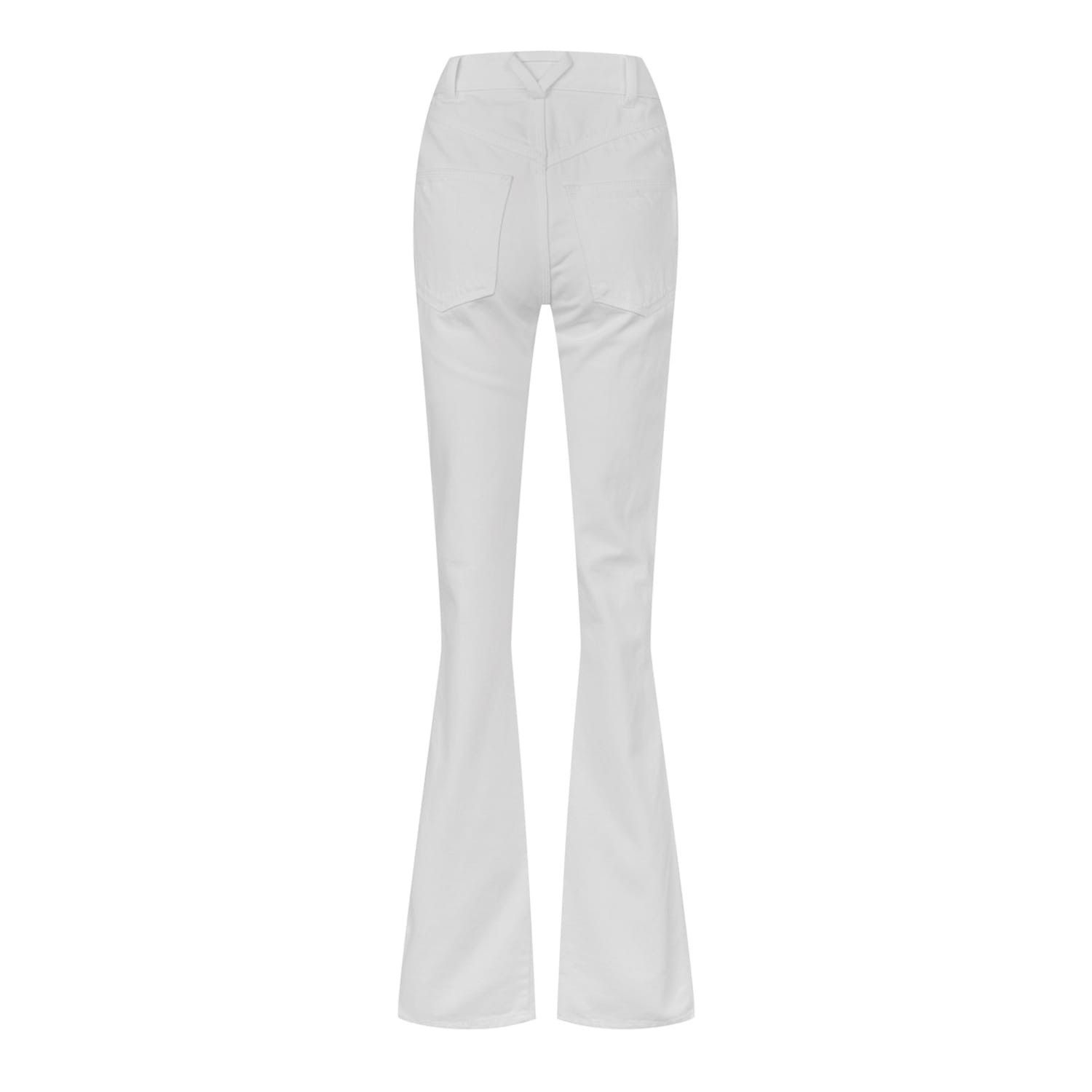 Bottega Veneta Bottega Veneta Bv Trousers in White Size 34" / US 12 / IT 48 - 2 Thumbnail