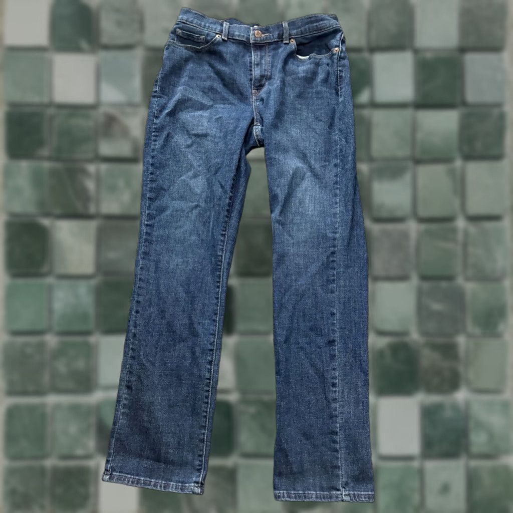 Levi's Levi's Jeans Women 8 M Dark Blue 558022 Denim 99% Cotton Regular Fit 5-Pocket Straight Size 29" - 1 Thumbnail