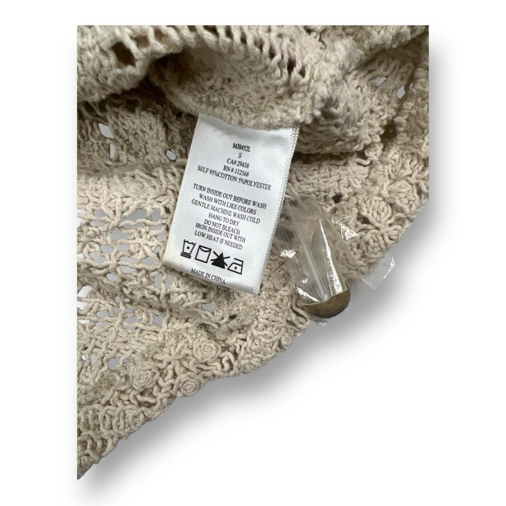 Other Miss Me Crochet Boho Oversized Jacket Size Small Size S / US 4 / IT 40 - 6 Thumbnail