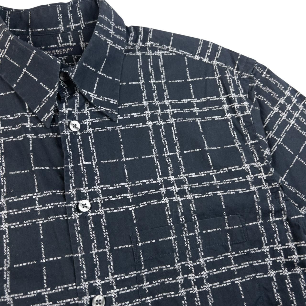 Burberry Burberry Nova Check Text Short Sleeve Button Up Shirt Size M Size US M / EU 48-50 / 2 - 4 Thumbnail