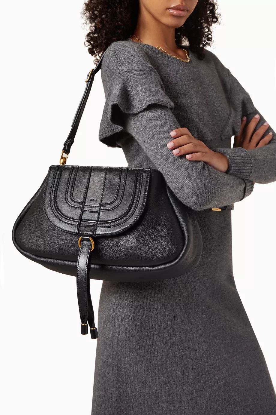 Chloe o1y0825 Size : OS / Shoulder Bag in Black Size ONE SIZE - 4 Thumbnail