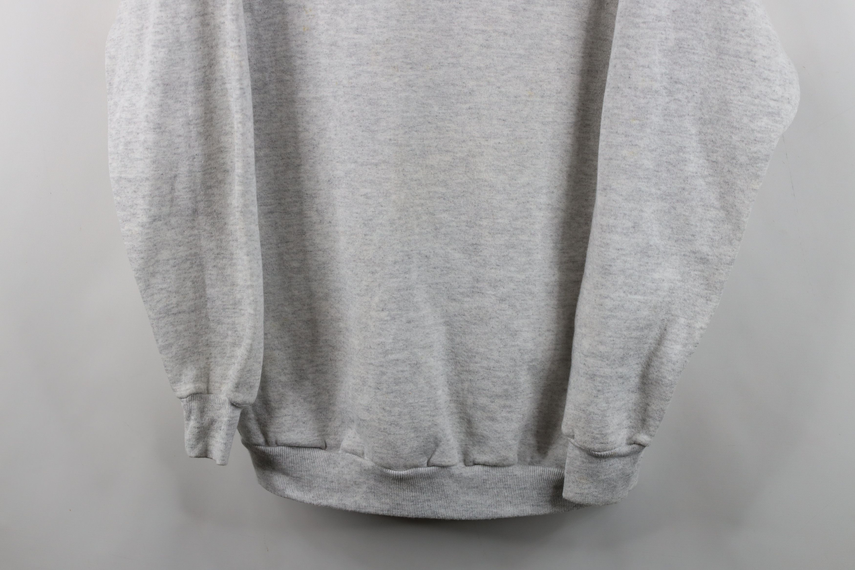 Vintage Vintage 90s Streetwear Crewneck Sweatshirt Heather Gray USA Size US XL / EU 56 / 4 - 3 Thumbnail