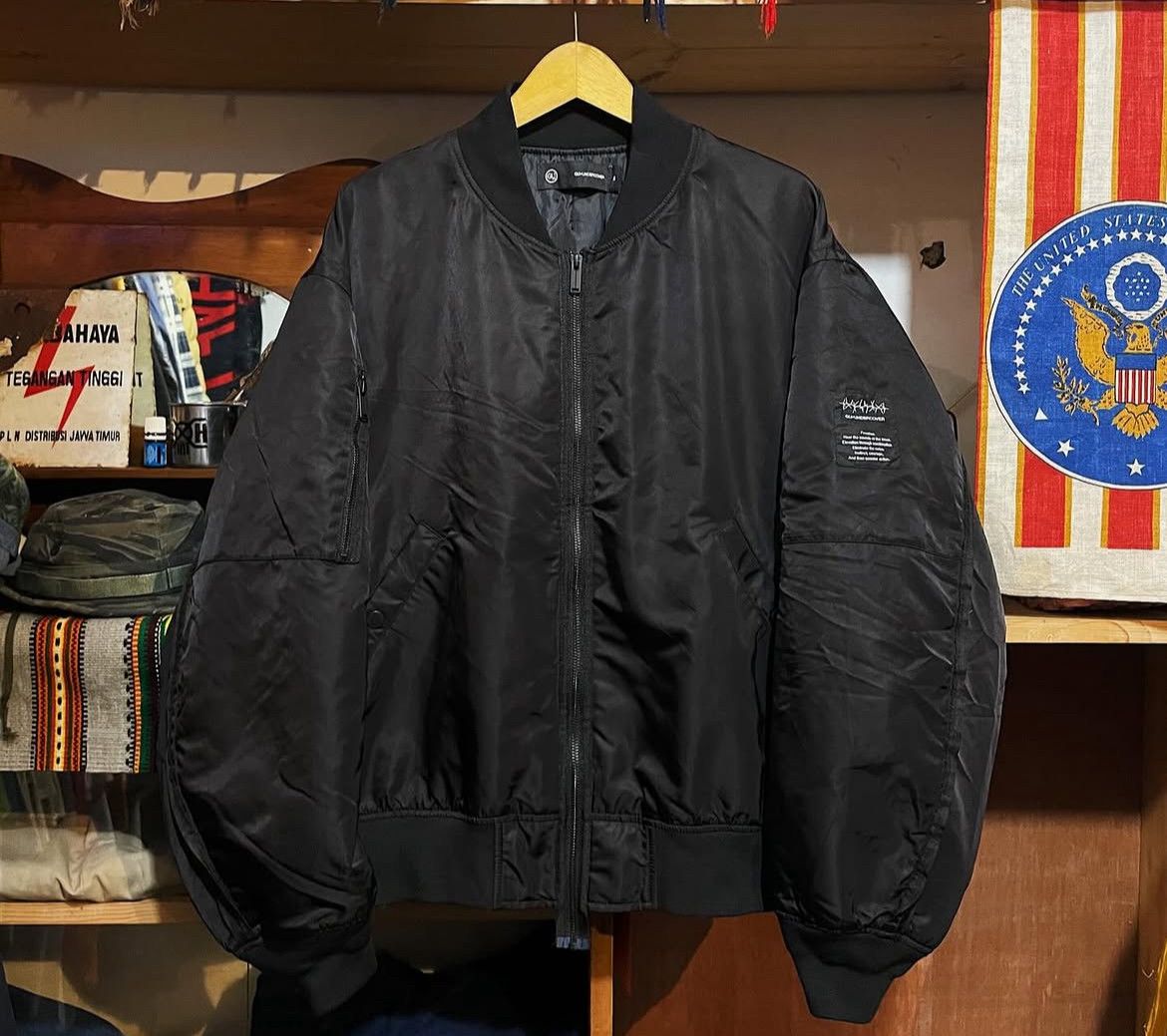 Undercover 2000s Undercover Gu Freedom Noise Ma-1 Jacket Size US XL / EU 56 / 4 - 2 Thumbnail