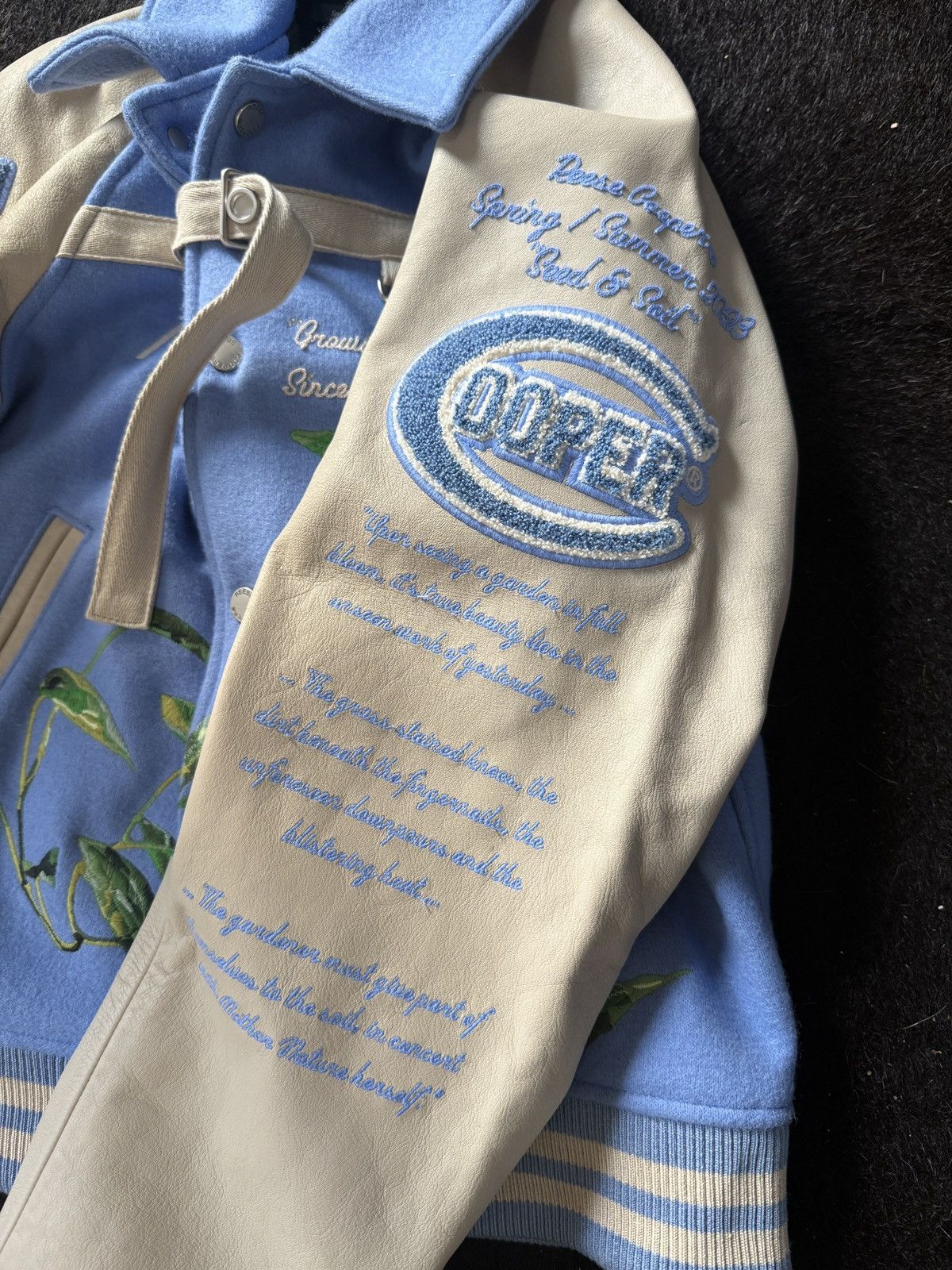 Reese Cooper Reese Cooper Embroidered Vibes Varsity Jacket Size US S / EU 44-46 / 1 - 8 Thumbnail