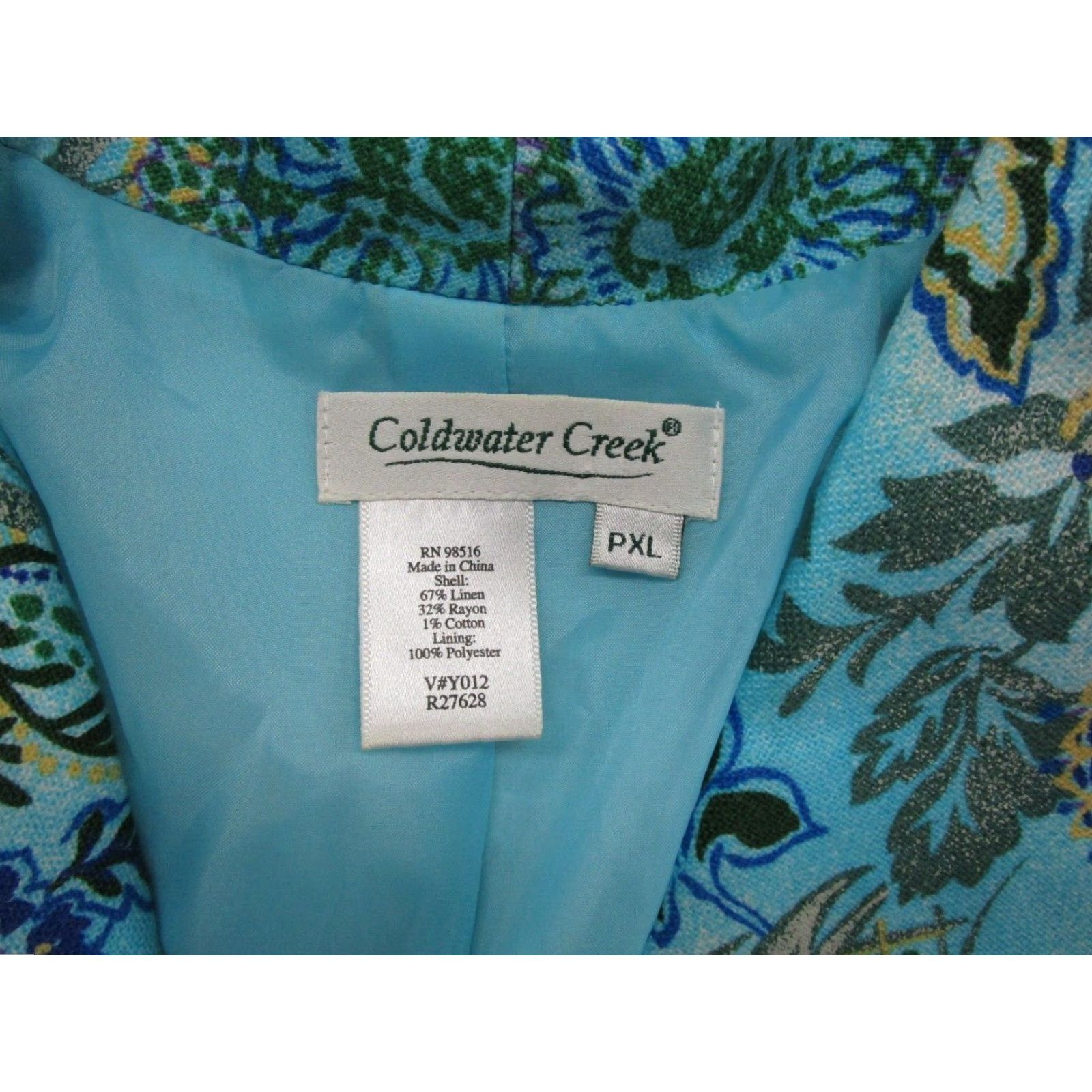 Coldwater Creek VINTAGE Coldwater Creek Blazer Jacket Short Sleeve Open Front Boho Red Tapestry Paisley L/S Women PXL Men? No Size XL / US 12-14 / IT 48-50 - 2 Thumbnail