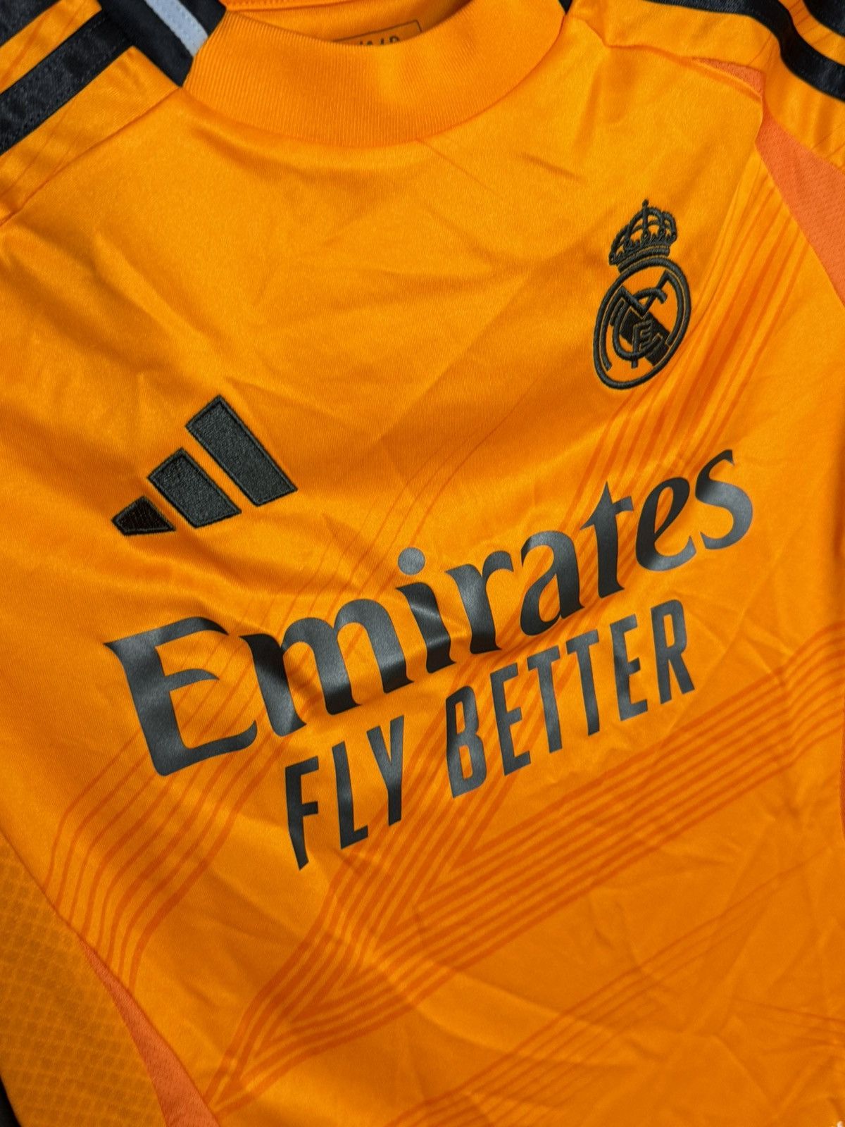 Adidas KIDS New Real Madrid 24/25 Away Vinicius Jr Football Jersey Size US XS / EU 42 / 0 - 4 Thumbnail