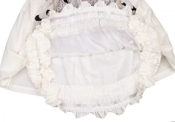 Comme des Garcons Comme Des Garcons White patterned lace skirt Size 24" / US 00 / IT 34 - 5 Thumbnail