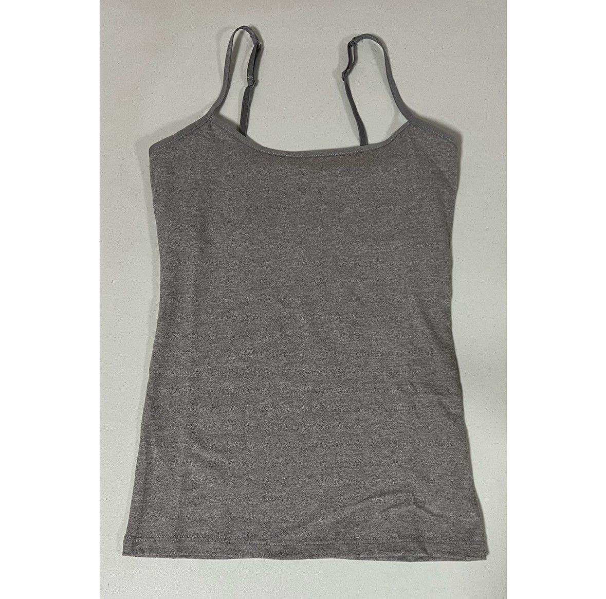 Sonoma SO Gray Grey Cami Shelf-Bra Camisole Tank Top Shirt Size XS🩶 Size XS / US 0-2 / IT 36-38 - 1 Thumbnail