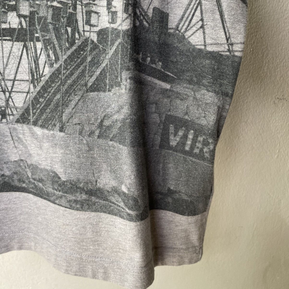 Comme des Garcons Homme COMME des GARCONS HOMME Ferris Wheel Grey Graphic Print Tee Size US S / EU 44-46 / 1 - 6 Thumbnail
