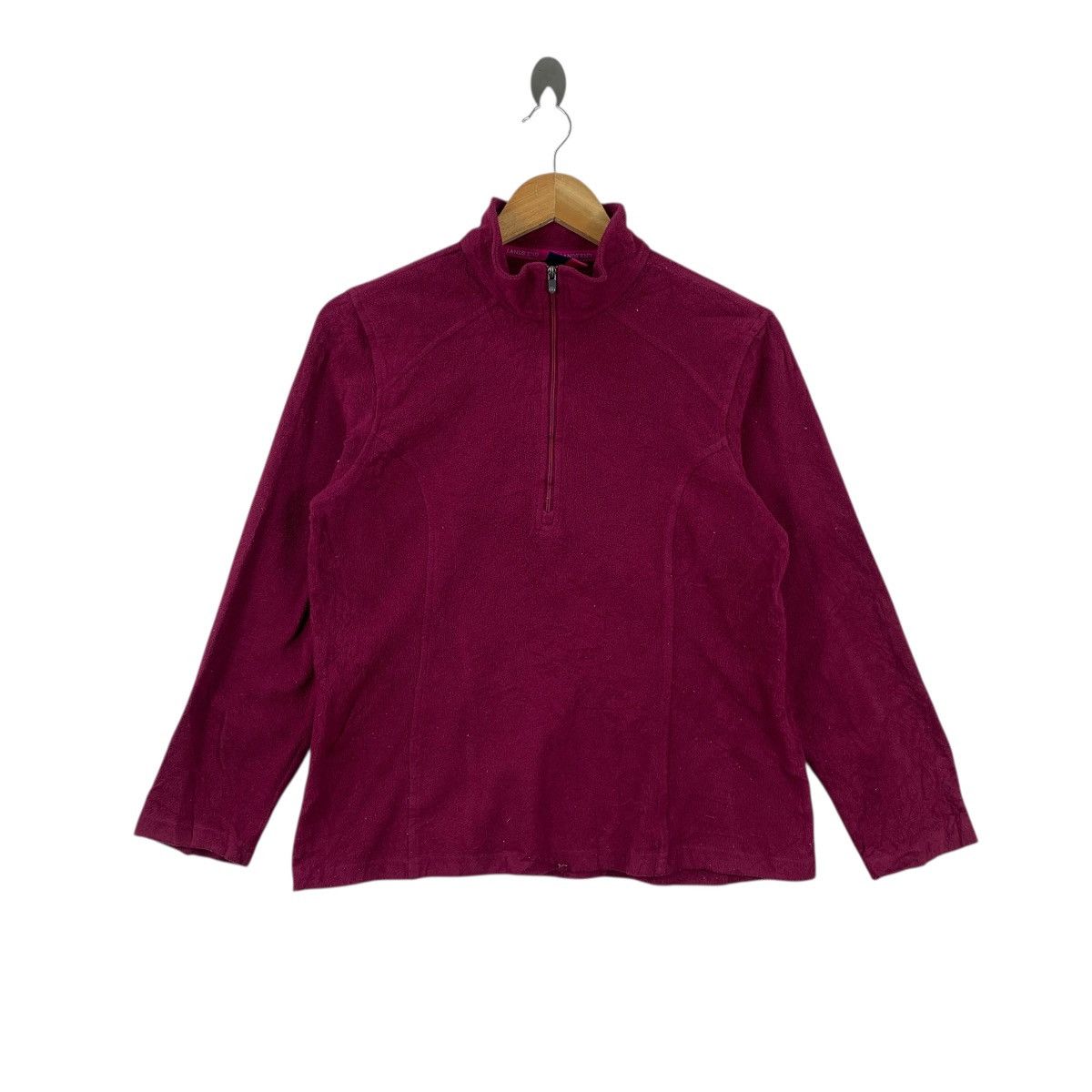 Lands' End Vintage LANDS’ END x POLARTEC Half Zipper Fleece Jacket Size M / US 6-8 / IT 42-44 - 1 Thumbnail