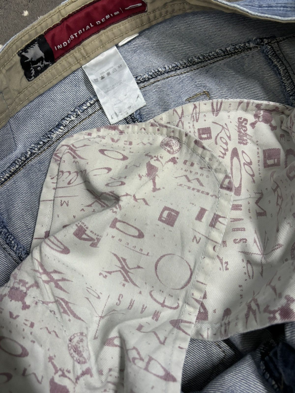 Oakley Y2K Oakley Software Industrial Denim Baggy Distressed Jeans Size US 36 / EU 52 - 19 Thumbnail