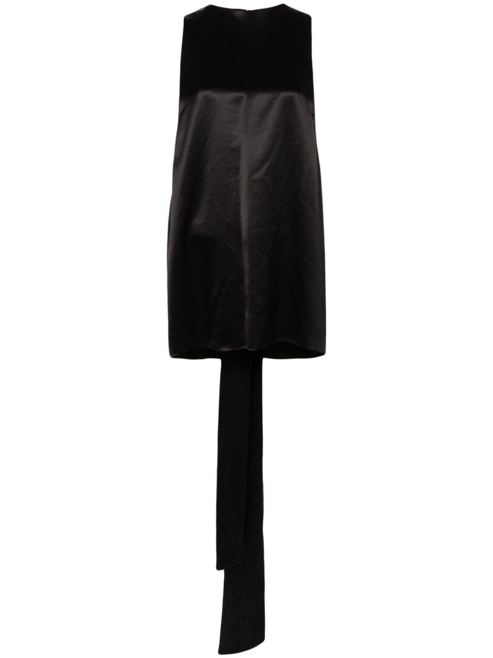 Saint Laurent Paris o1y0126 Silk Tank Top in Black Size M / US 6-8 / IT 42-44 - 1 Thumbnail