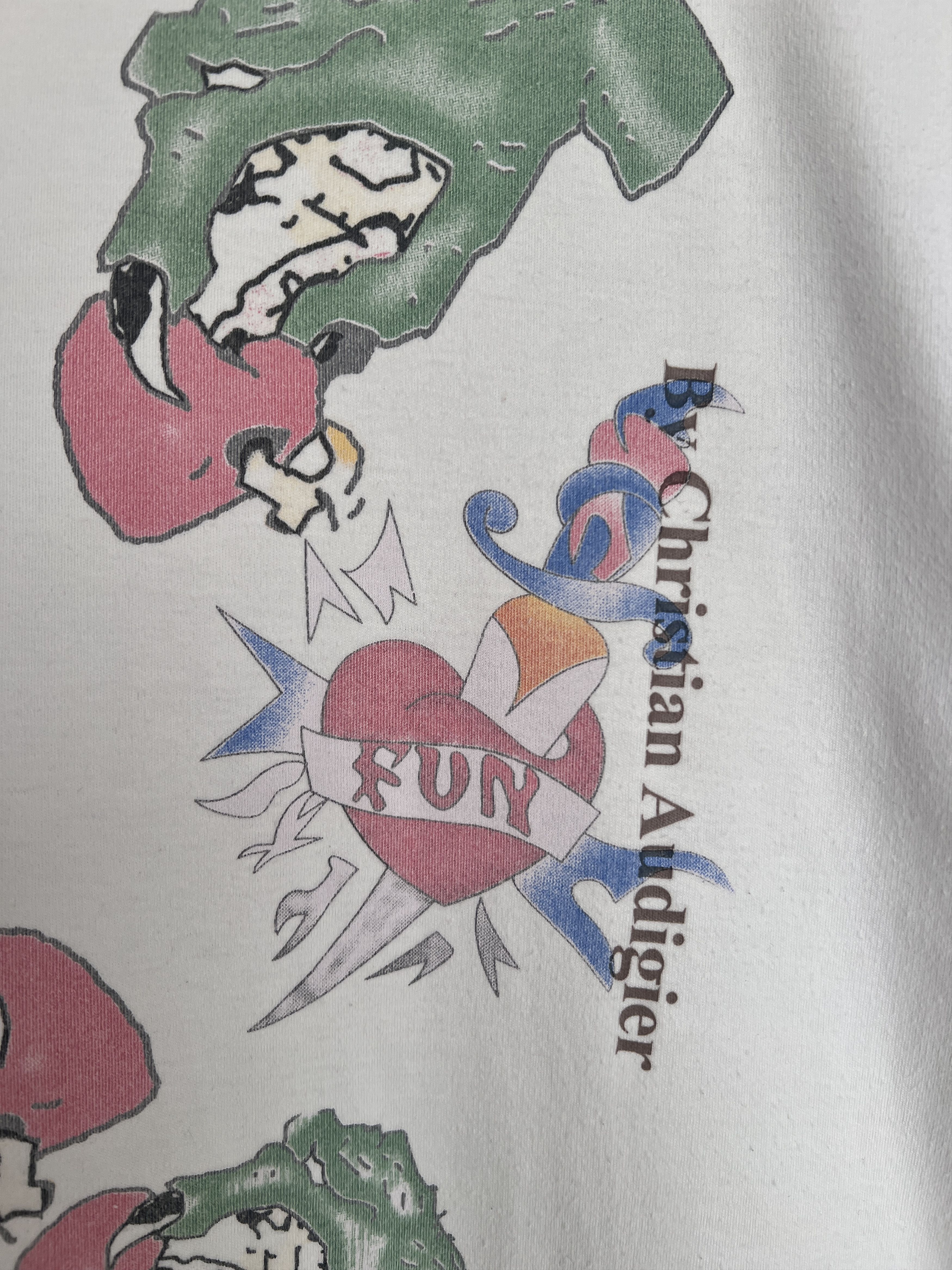 Ed Hardy Crazy Ed Hardy Superstar Rhinestones vintage printed t shirt Size US XL / EU 56 / 4 - 10 Thumbnail