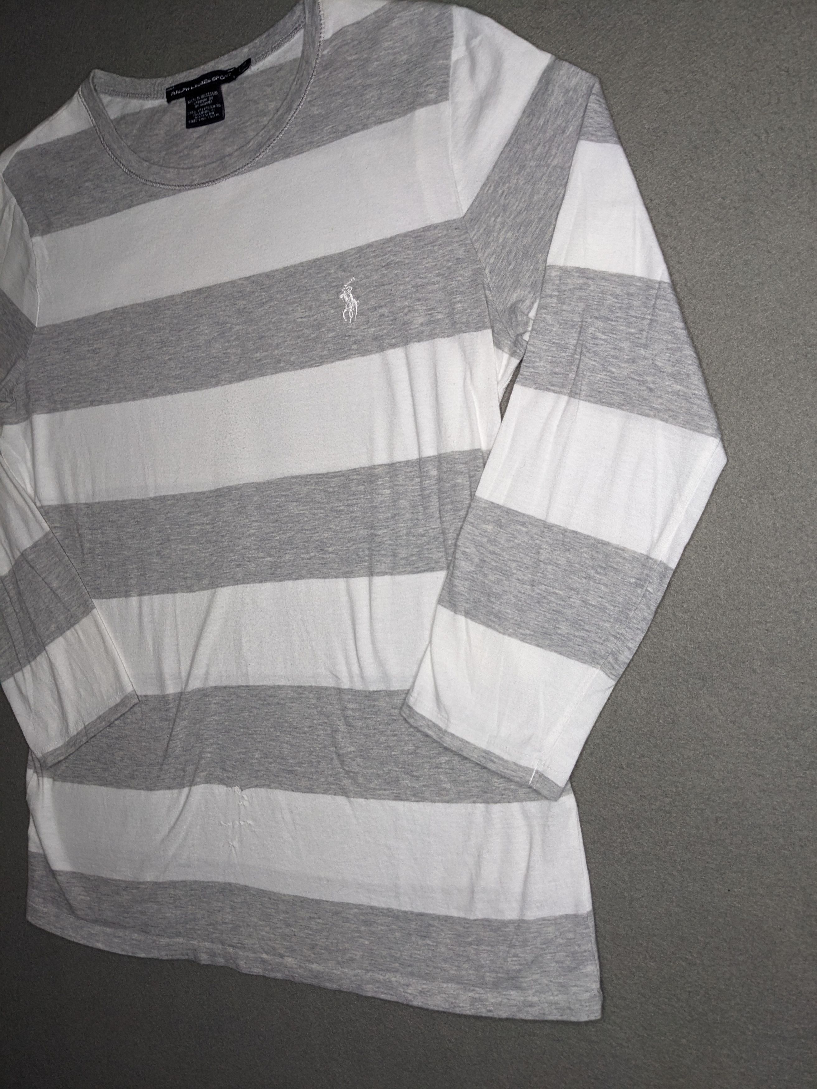 Polo Ralph Lauren VINTAGE Ralph Lauren Sport Striped Shirt Large Small Pony Size L / US 10 / IT 46 - 5 Thumbnail