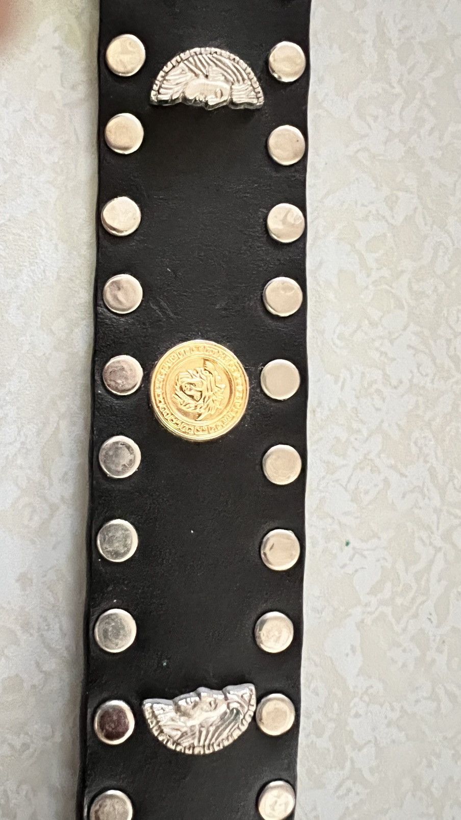 Versace Vintage Versace Medusa Belt Size 36 - 7 Thumbnail