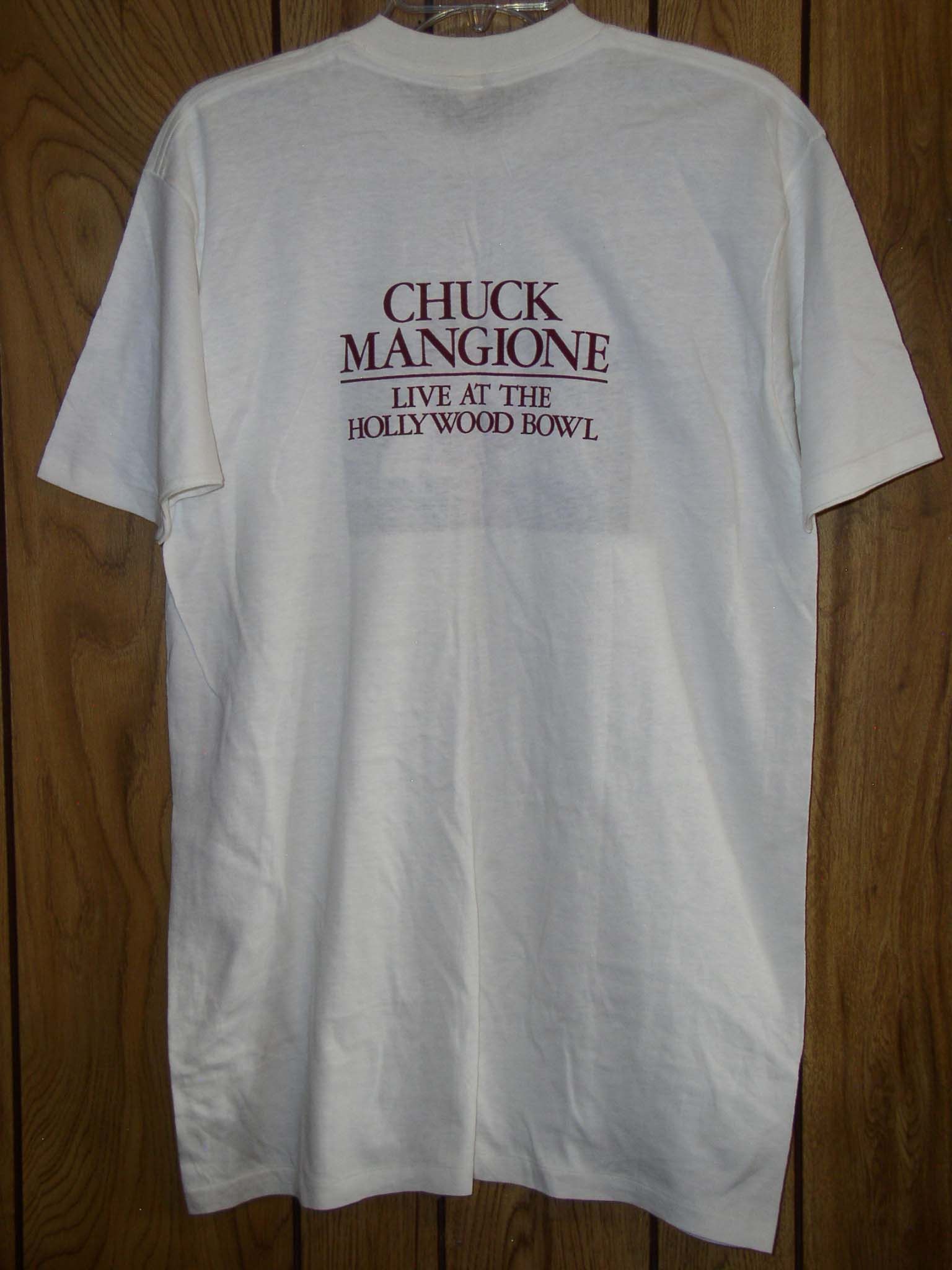 Band Tees Chuck Mangione Autographed Concert Shirt 1979 Hollywood Bowl Size US XL / EU 56 / 4 - 2 Thumbnail