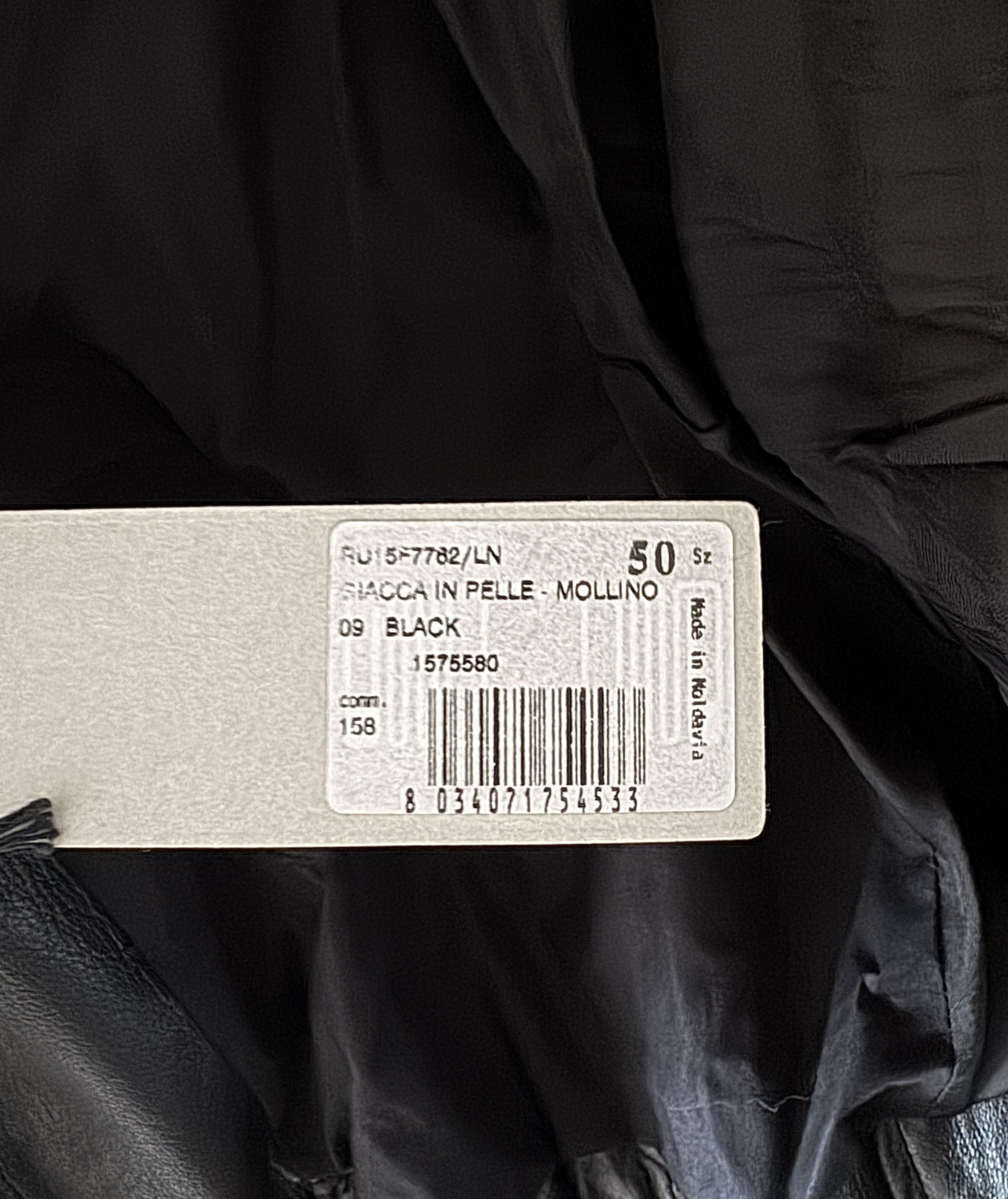 Rick Owens Rick Owens NWT Mollino Asymmetrical Black Leather Jacket Size US M / EU 48-50 / 2 - 3 Thumbnail