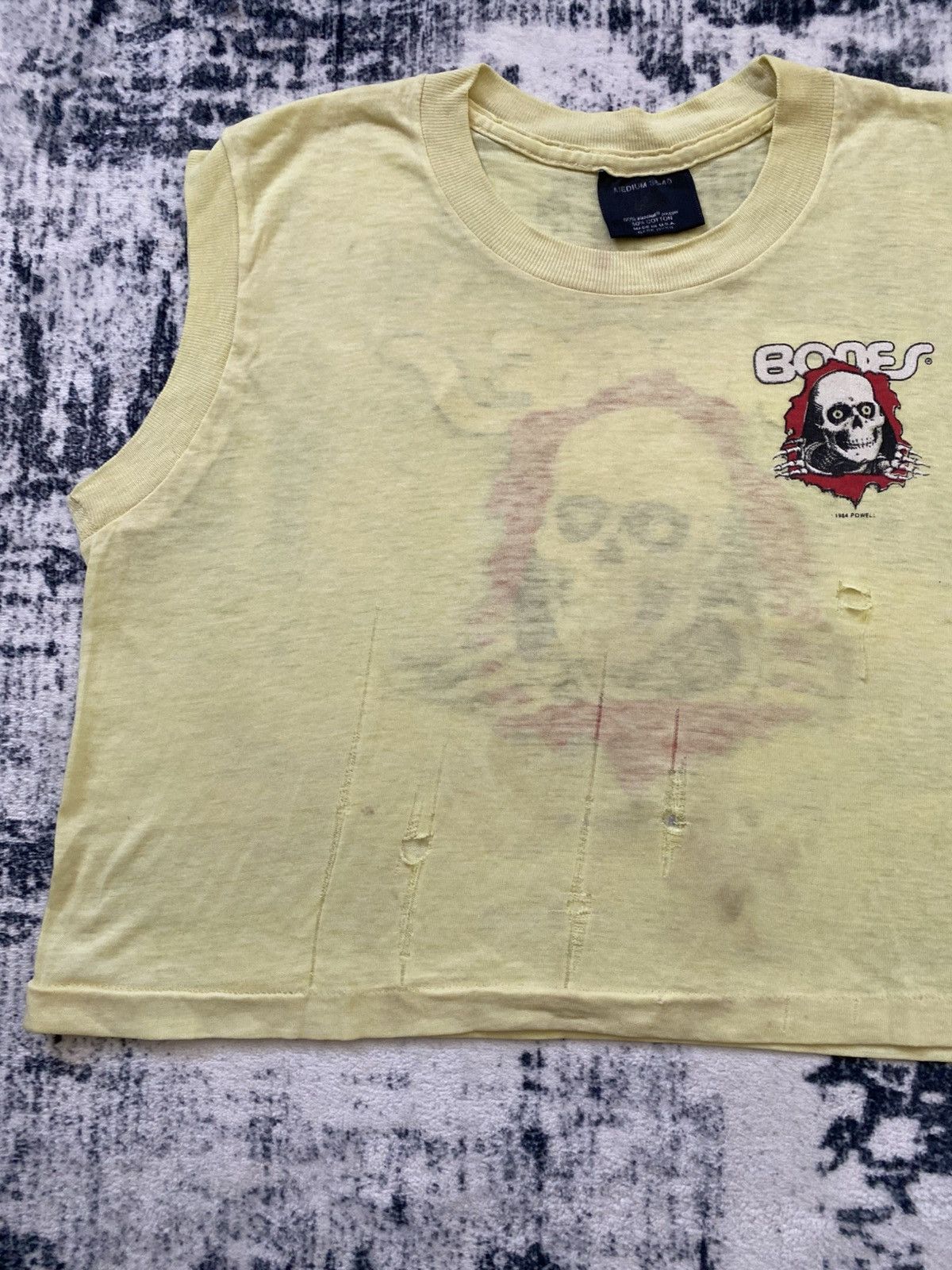 Powell Peralta × Vintage Powell Peralta Vintage 80s Womens Crop Top Medium RARE Size M / US 6-8 / IT 42-44 - 9 Thumbnail