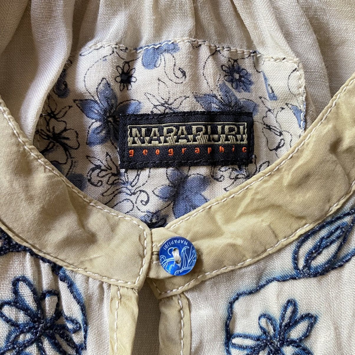 Napapijri NAPAPIJRI Boho Indian Embroidered Tunic Size M / US 6-8 / IT 42-44 - 13 Thumbnail