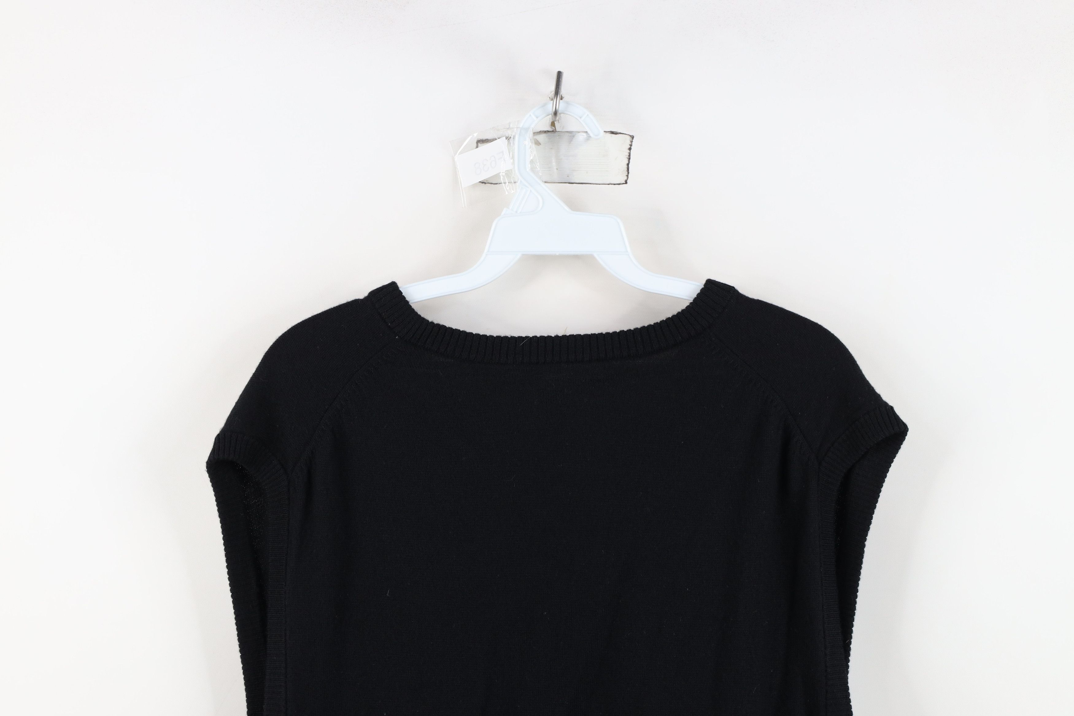 Vintage Vintage 90s Streetwear Fine Merino Wool Knit Sweater Vest Size US XL / EU 56 / 4 - 9 Thumbnail
