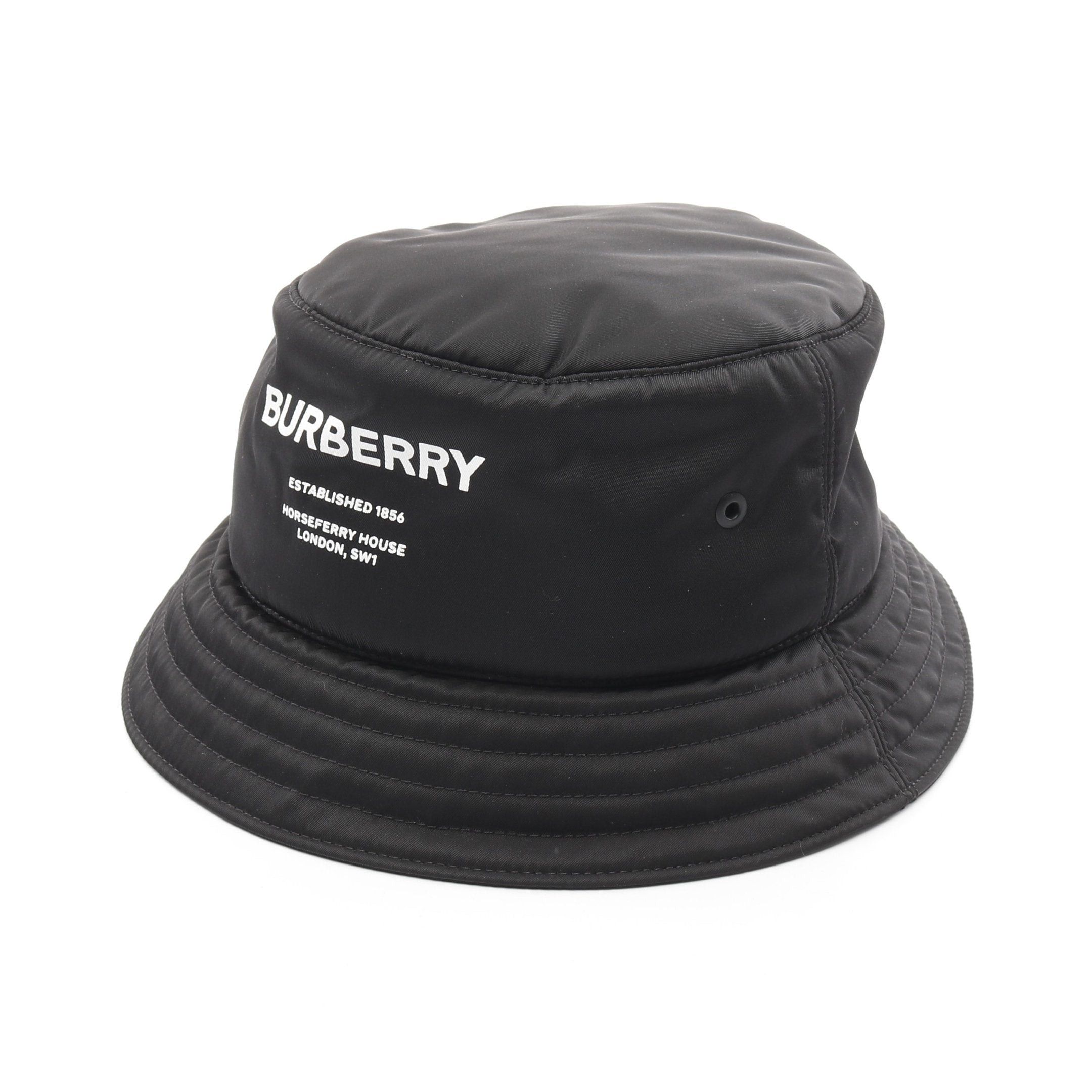 Burberry Burberry Nylon Padded Bucket Hat Black Size ONE SIZE - 1 Thumbnail