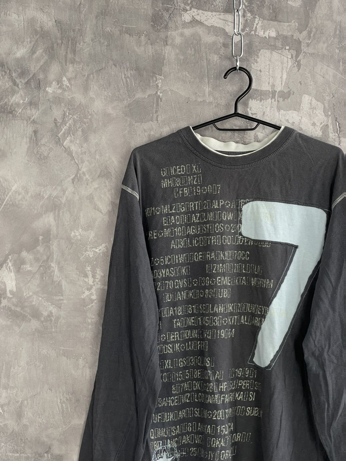 Beauty Beast × If Six Was Nine × Le Grande Bleu (L.G.B.) Y2K Gothic Glamour Avant Garde Longsleeve Size US M / EU 48-50 / 2 - 3 Thumbnail