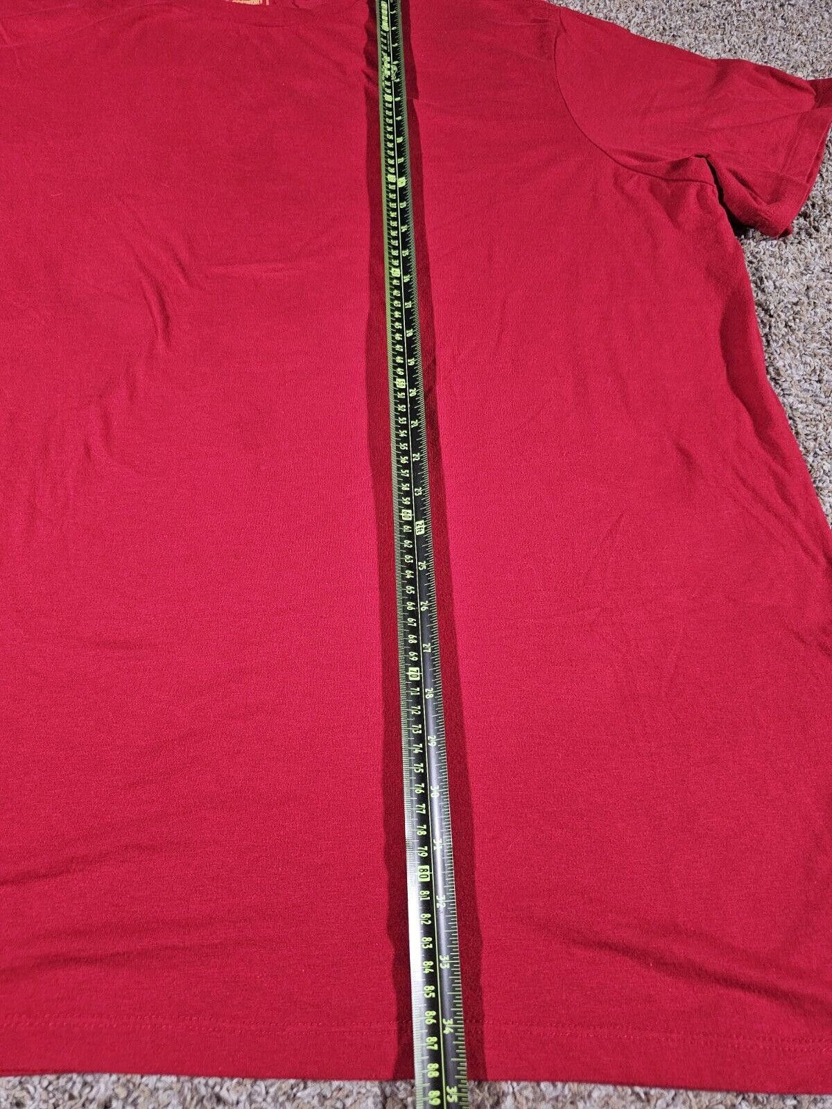 Designer The Foundry Supply Co. Men's Red Short Sleeve T-Shirt 4XLT Size US XXL / EU 58 / 5 - 4 Thumbnail