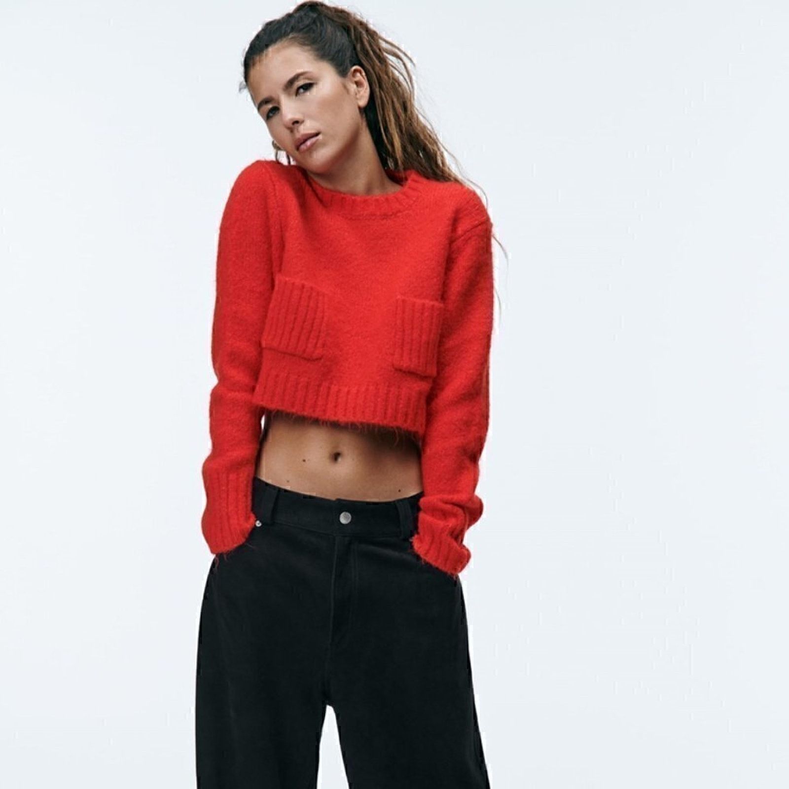 Zara ZARA Wool-Blend Knit Sweater NWT Size M / US 6-8 / IT 42-44 - 13 Thumbnail