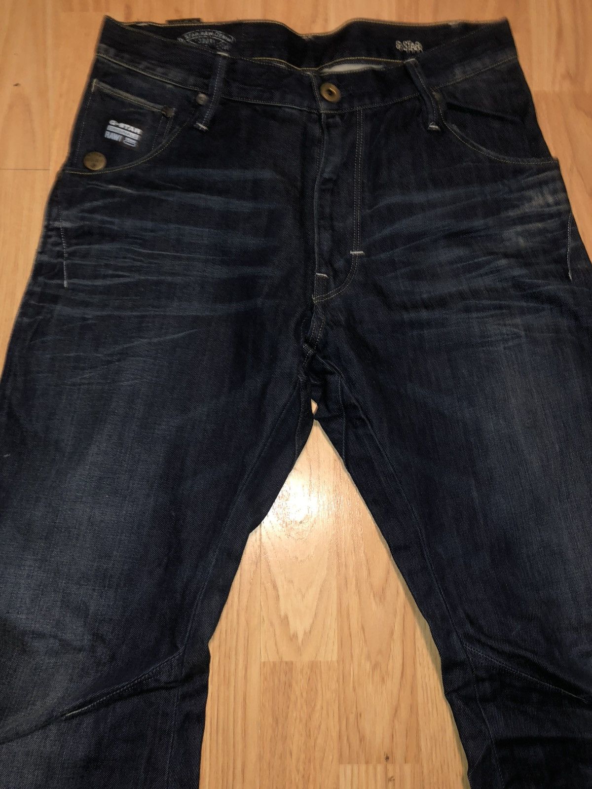 G-Star G-Star RAW GS01 Wash Distressed Denim - Size 30 Size US 30 / EU 46 - 2 Thumbnail