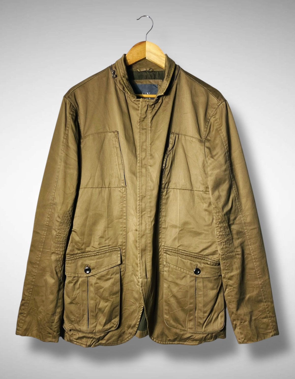 Armani Exchange A|X Armani Exchange Field Jacket Zip Cuffs & Utility Pocket Size US L / EU 52-54 / 3 - 1 Thumbnail