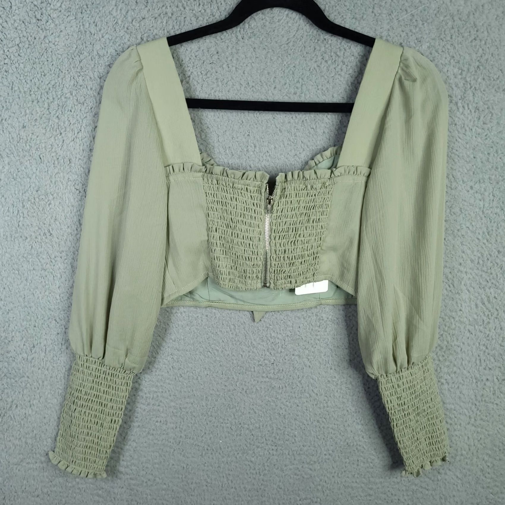 Vintage VINTAGE NLW Women's mint green cropped top S NEW Size S / US 4 / IT 40 - 2 Thumbnail
