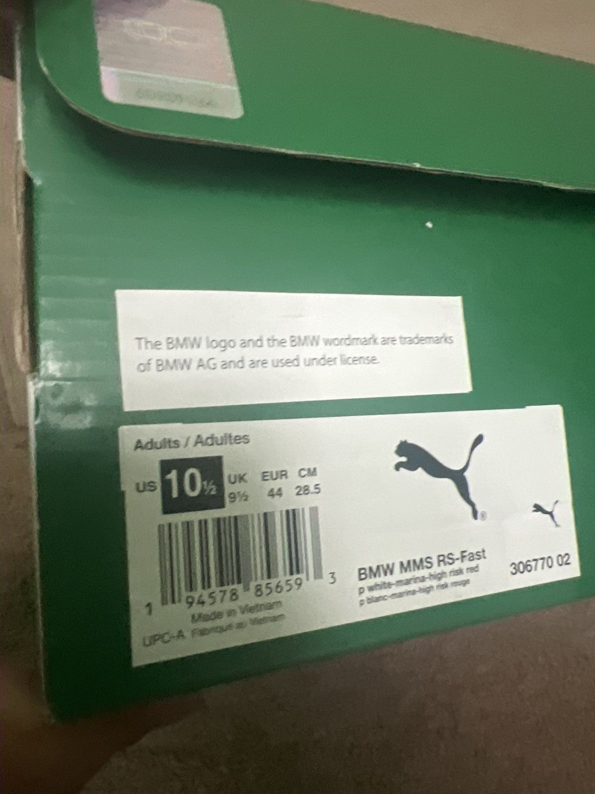 BMW × Puma Puma x BMW RS FAST Size US 10.5 / EU 43-44 - 7 Thumbnail